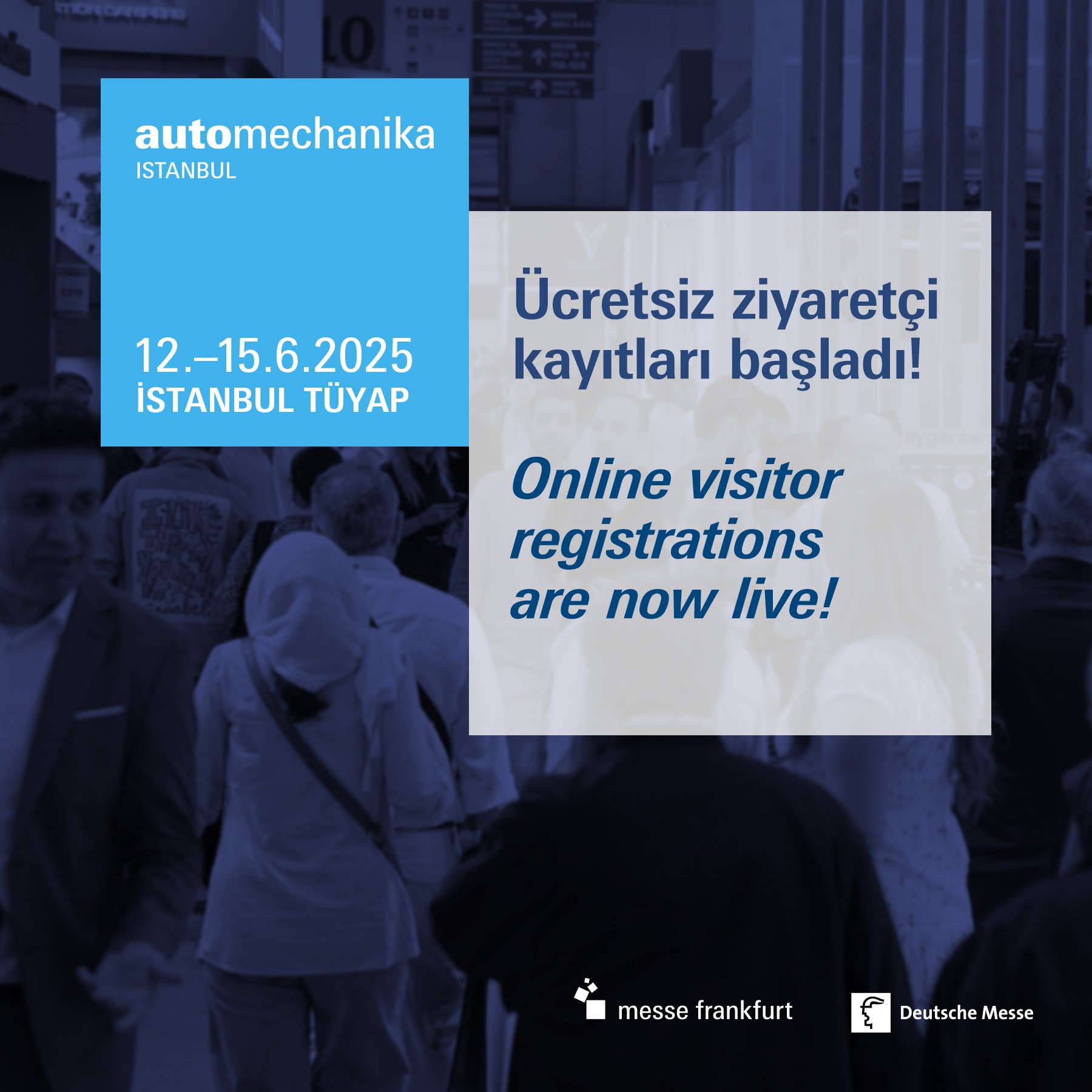 AUTOMECHANİKA ISTANBUL 2025 ONLİNE KAYITLAR BAŞLADI!