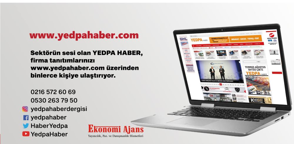 YEDPA HABER DERGİSİ MARKA DEĞERİNİZİ ARTTIRIYOR